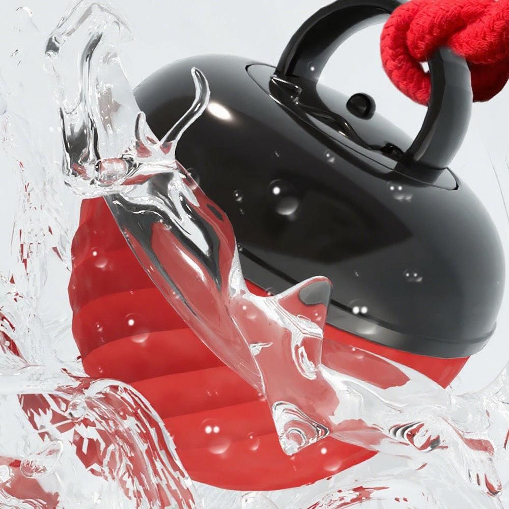 Motion-Activated Squeaky Dog Ball – Red