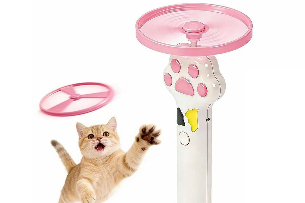 LED Cat Disc Launcher Toy