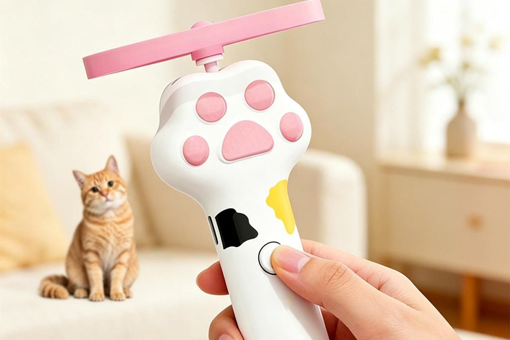 LED Cat Disc Launcher Toy
