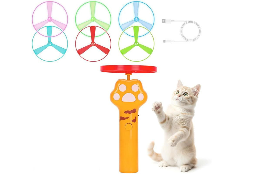 LED Cat Disc Launcher Toy