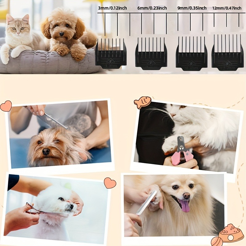 Rechargeable Low-Noise Pet Clipper Kit