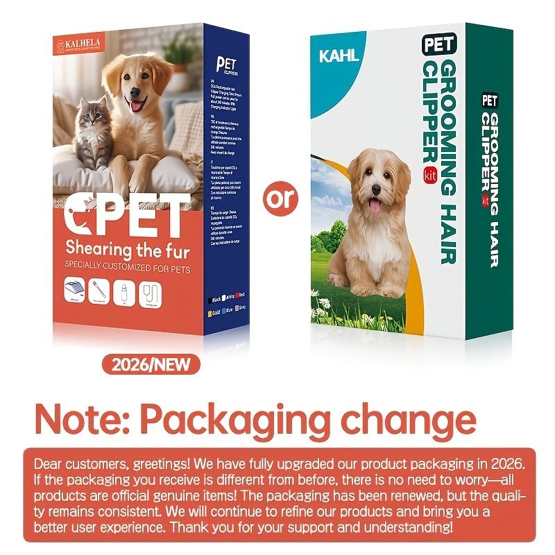 Rechargeable Low-Noise Pet Clipper Kit