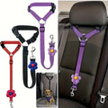 Adjustable Dog Car Seat Belt – Black