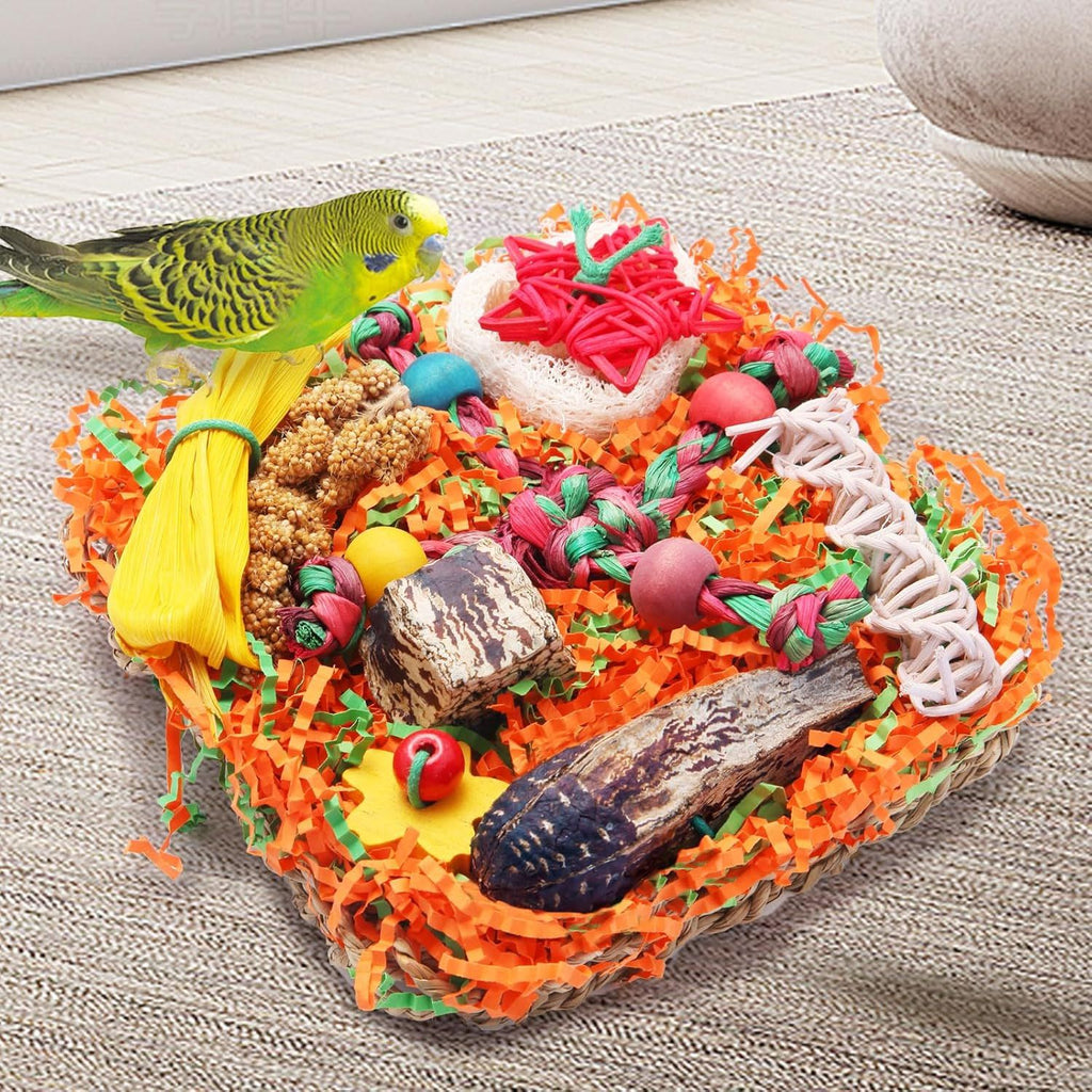 2-Pack Seagrass Bird Foraging Mats