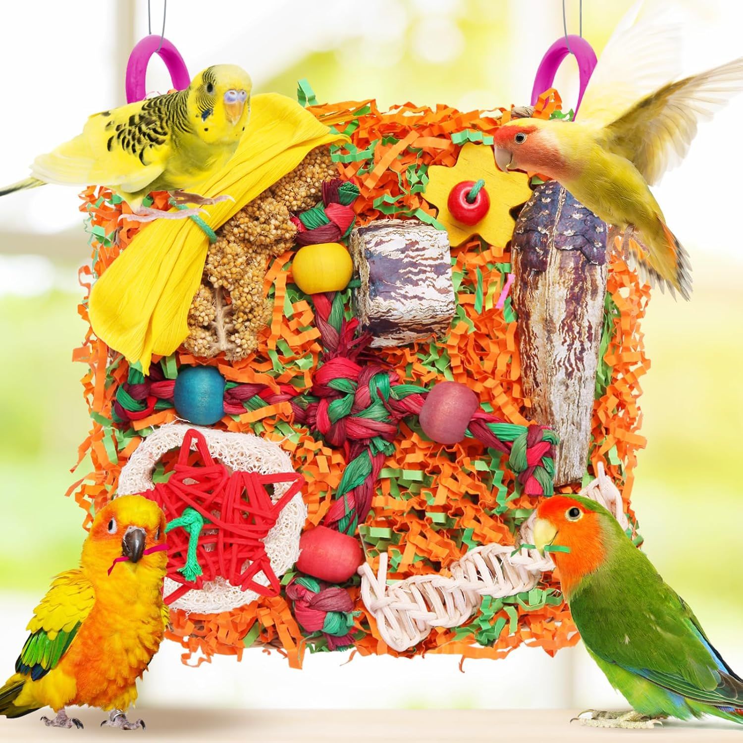 2-Pack Seagrass Bird Foraging Mats