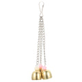 4-Piece Parrot Bell & Cage Toy Set