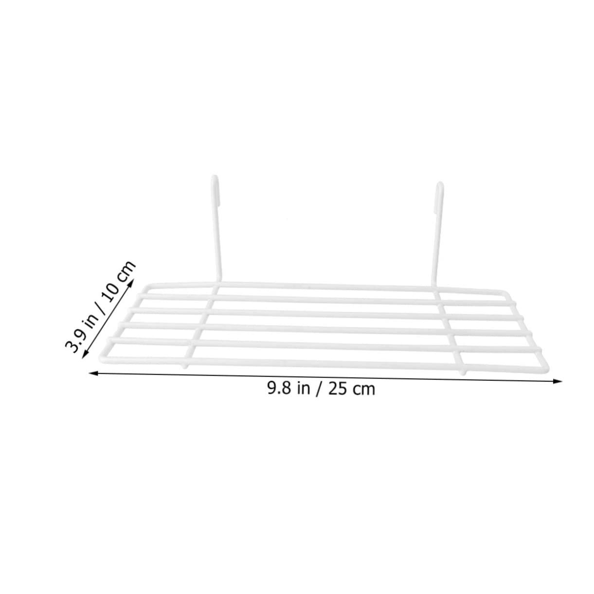 3-Pack Metal Bird Cage Shelves – Grey