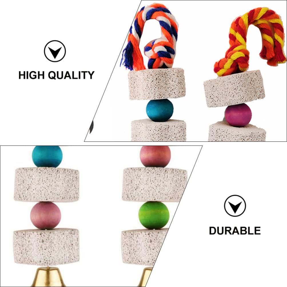 2-Piece Mineral Chew Stones with Bells