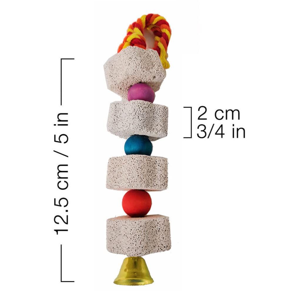 2-Piece Mineral Chew Stones with Bells