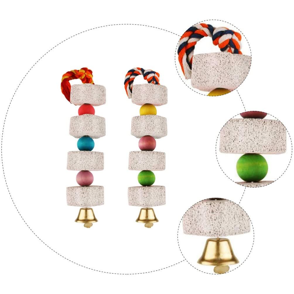 2-Piece Mineral Chew Stones with Bells