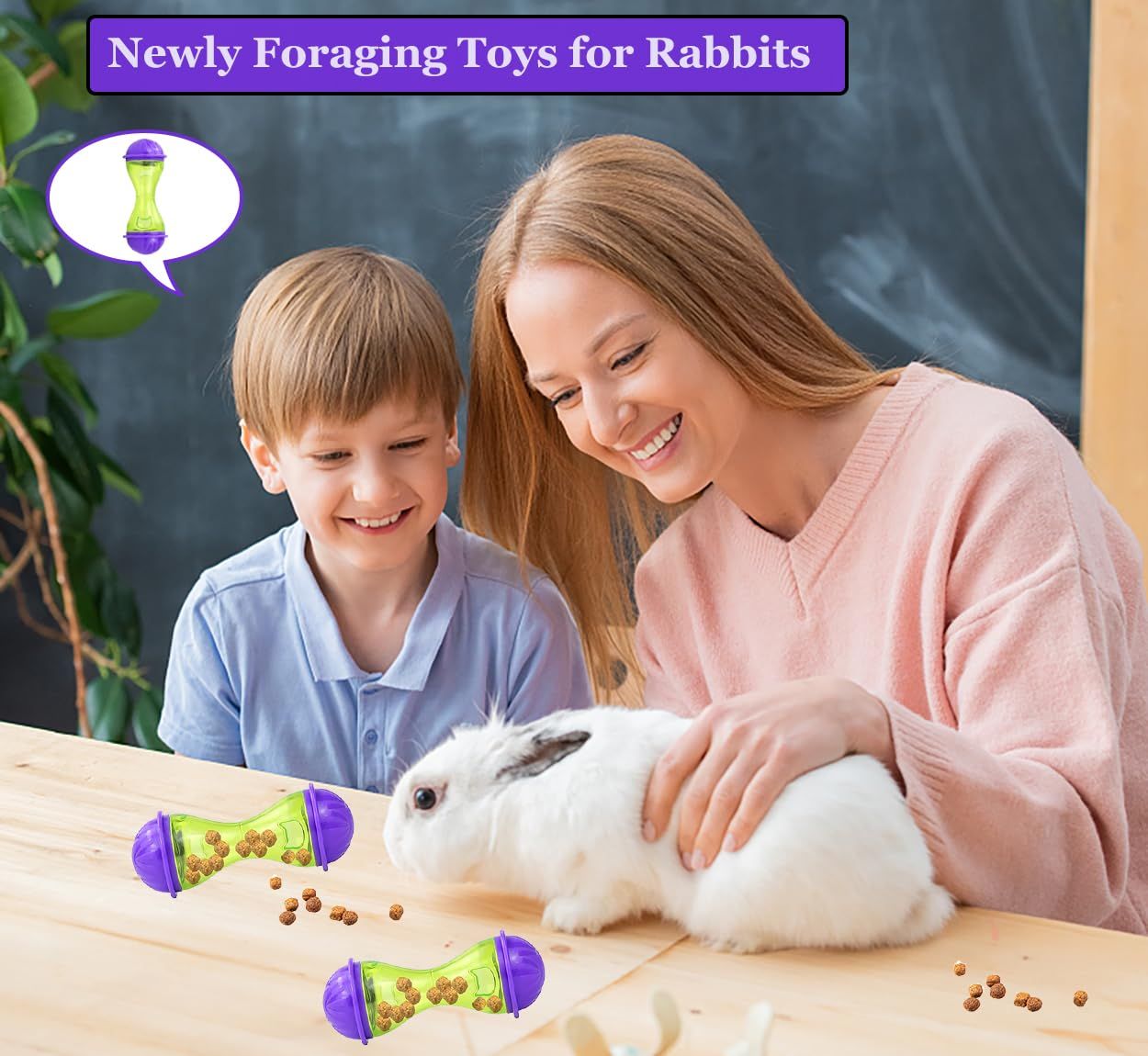 2-Pack Rabbit & Guinea Pig Treat Balls
