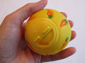 Adjustable Small-Animal Treat Ball – Yellow