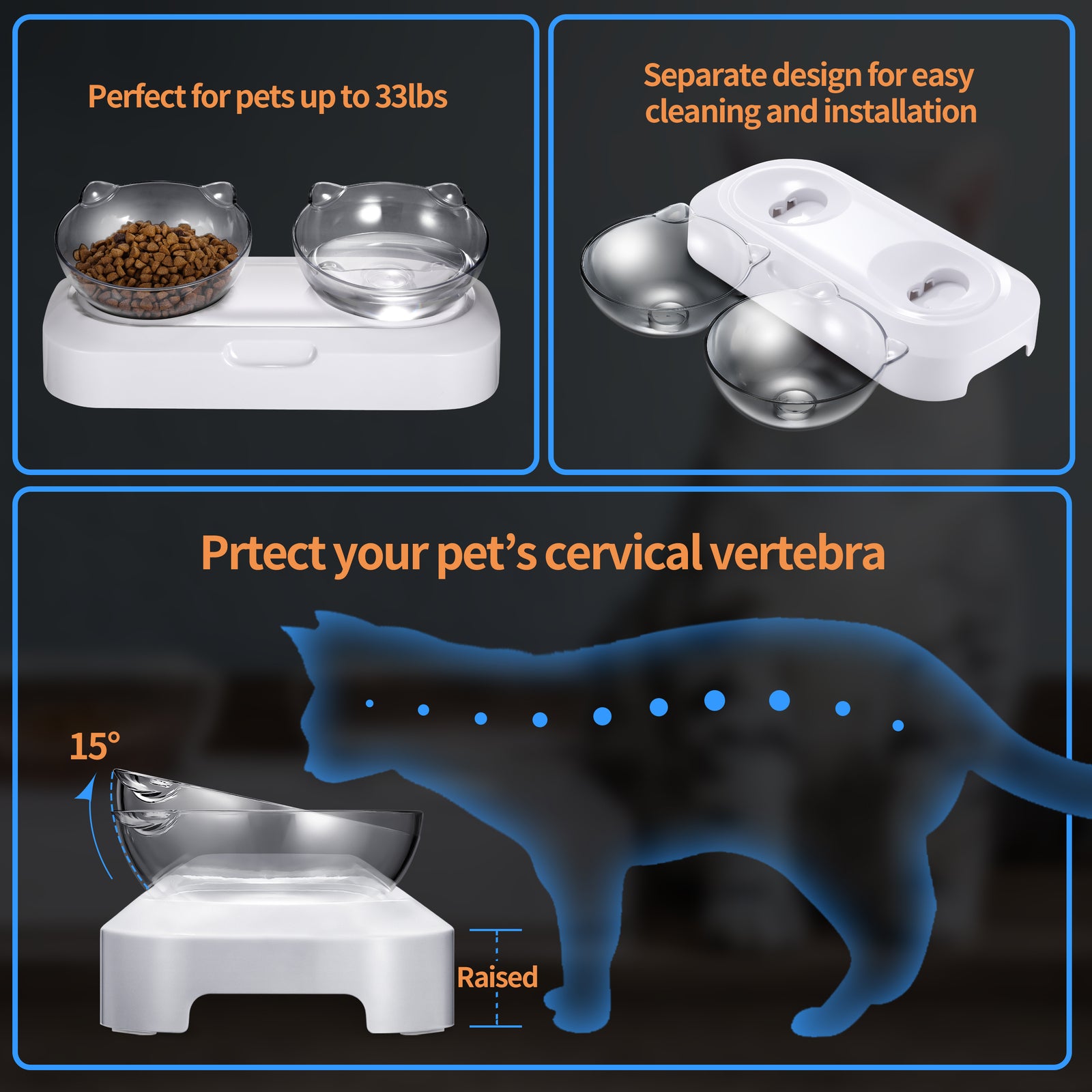 Portable Anti-Slip Pet Bowl