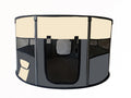 Portable Soft Pet Playpen – Large, Grey