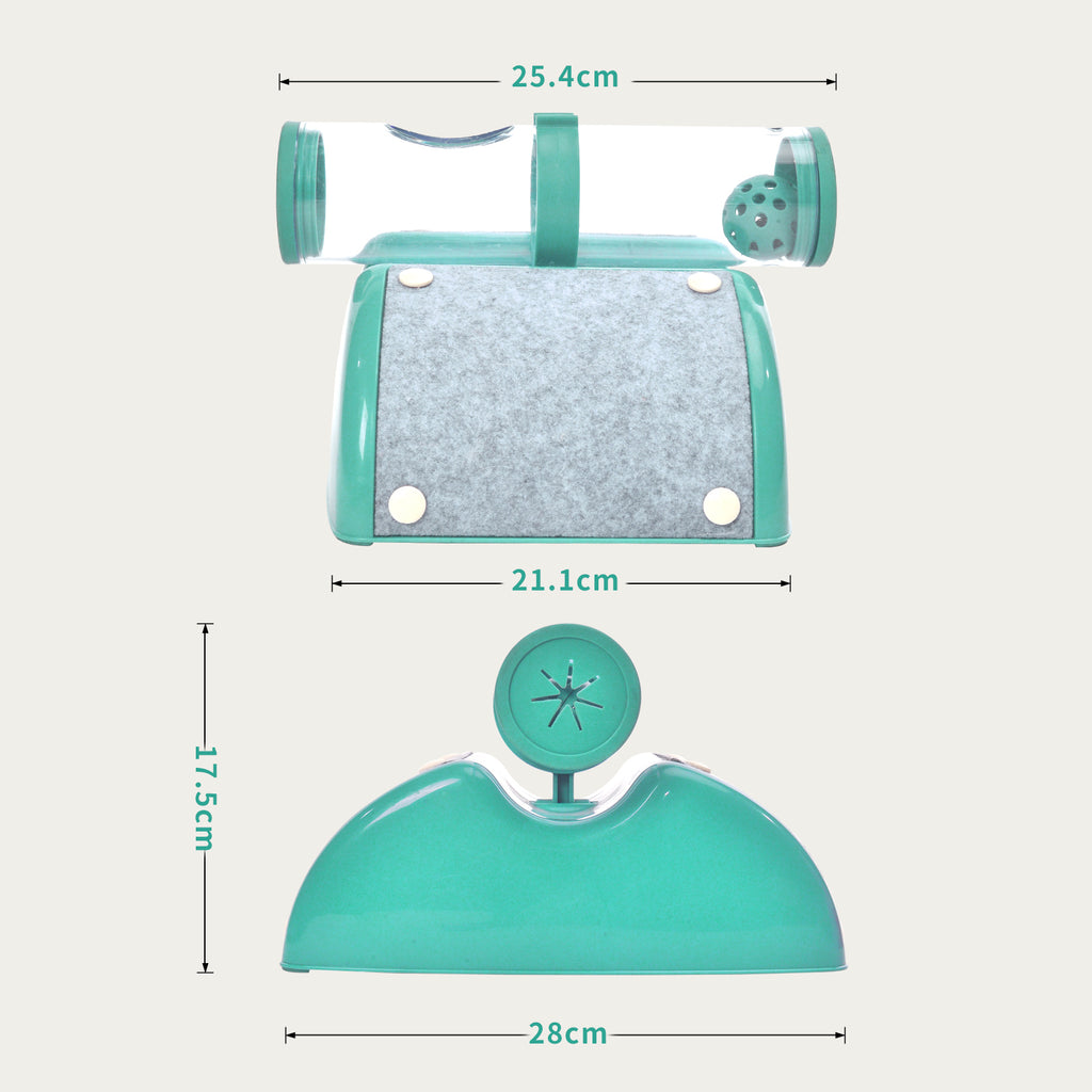 Peek & Play Cat Activity Box – Green