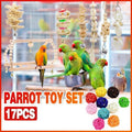 17-Piece Bird Cage Toy & Swing Set