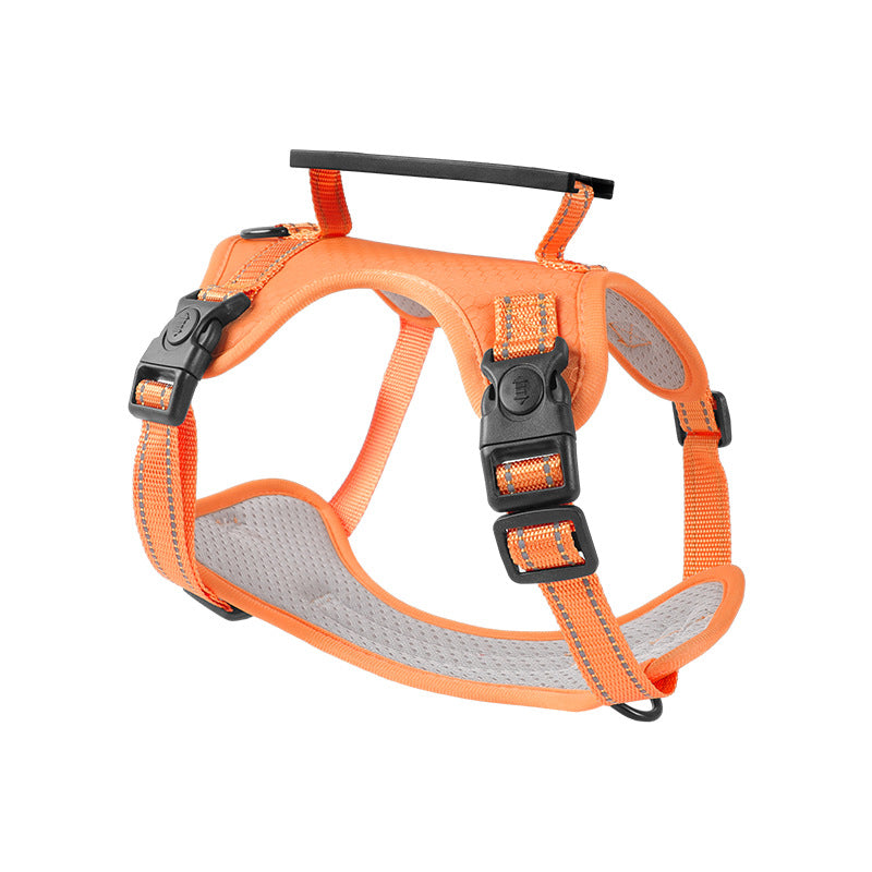 Reflective No-Pull Dog Harness & Leash – Large