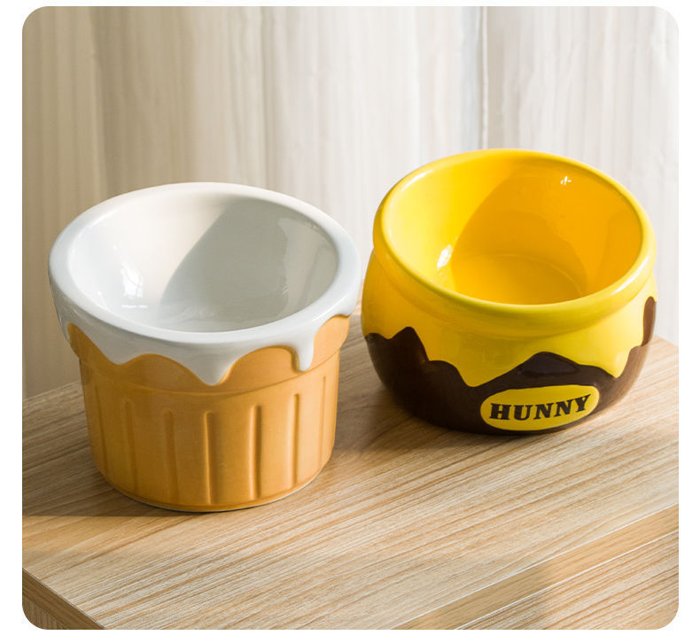 15° Tilted Elevated Pet Bowl – Honeypot