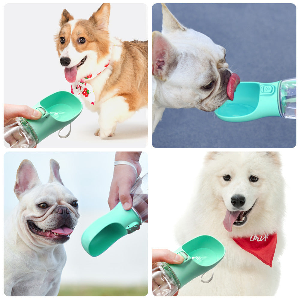 550ml Portable Dog Water Bottle – Green