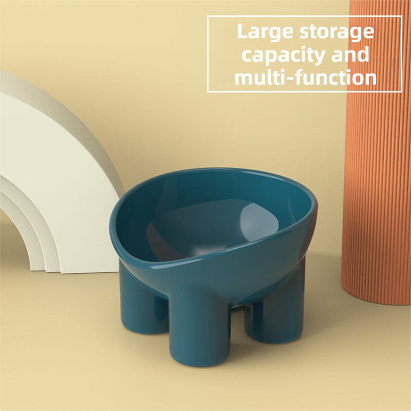 4-Pack Elevated Pet Bowls – Assorted Colours