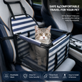 Waterproof Pet Car Booster Seat – Striped