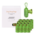 12-Roll Degradable Dog Waste Bags with Dispenser